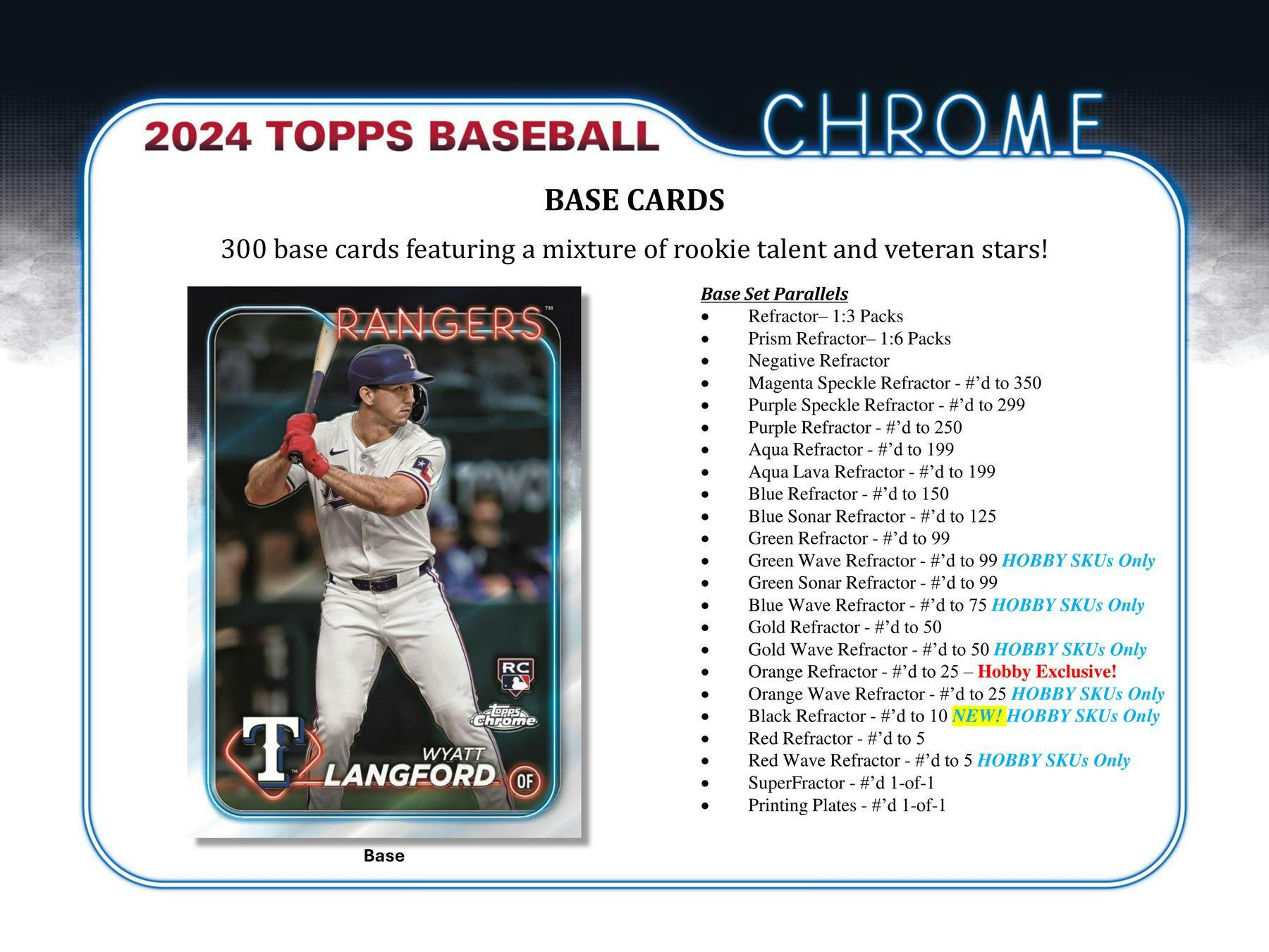 2024 Topps Chrome Baseball Hobby Jumbo Box - Columbia Hobby - Sports Card Boxes - Toploaders - Card Savers