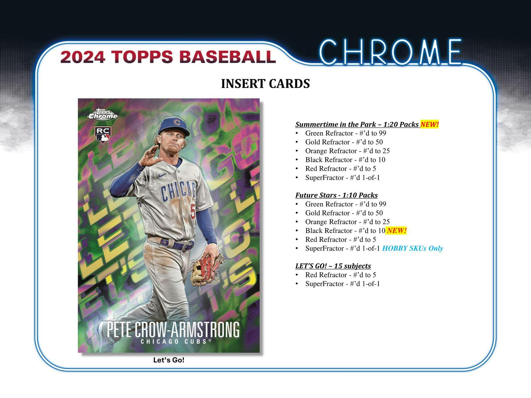 2024 Topps Chrome Baseball Hobby Jumbo Box - Columbia Hobby - Sports Card Boxes - Toploaders - Card Savers