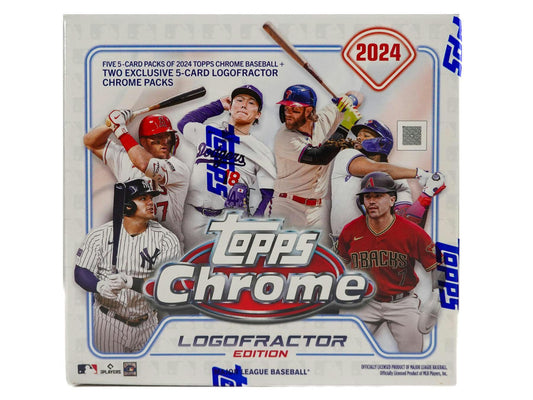 2024 Topps Chrome Baseball Logofractor Edition Box - Columbia Hobby - Sports Card Boxes - Toploaders - Card Savers