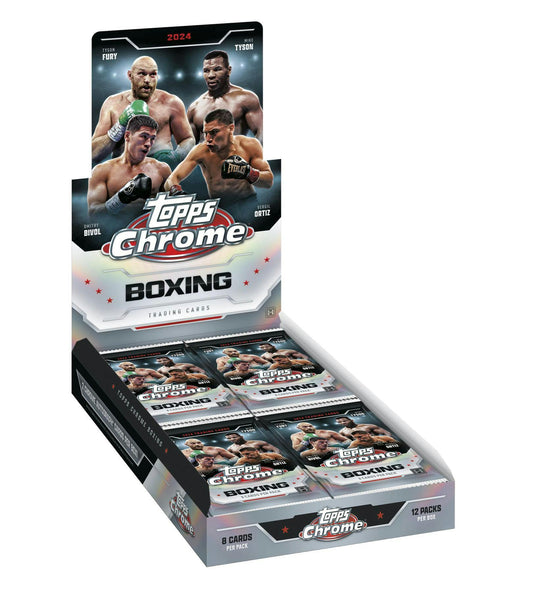 2024 Topps Chrome Boxing Hobby Box | Columbia Sports Cards - Columbia Hobby - Sports Card Boxes - Toploaders - Card Savers