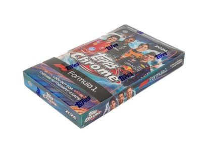 2024 Topps Chrome F1 Formula 1 Racing Hobby Box - Columbia Hobby - Sports Card Boxes - Toploaders - Card Savers