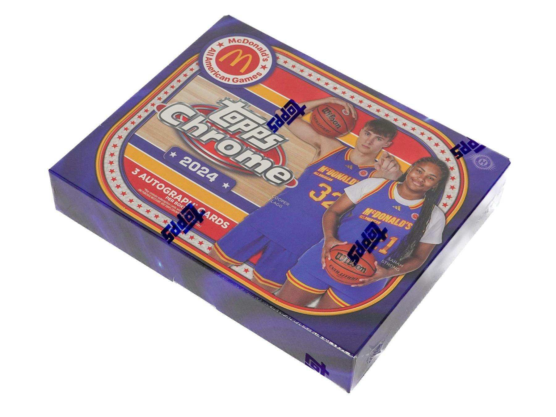 2024 Topps Chrome McDonald's All American Basketball Hobby Box (Cooper Flagg!) - Columbia Hobby - Sports Card Boxes - Toploaders - Card Savers