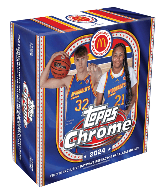 2024 Topps Chrome McDonald's All American Basketball Monster Box (COOPER FLAGG!) - Columbia Hobby - Sports Card Boxes - Toploaders - Card Savers