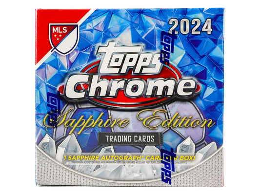2024 Topps Chrome MLS Major League Soccer Sapphire Edition Box - Columbia Hobby - Sports Card Boxes - Toploaders - Card Savers