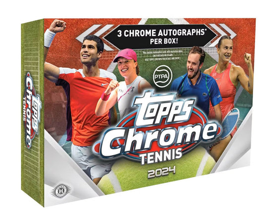 2024 Topps Chrome Tennis Breakers Delight - Columbia Hobby - Sports Card Boxes - Toploaders - Card Savers