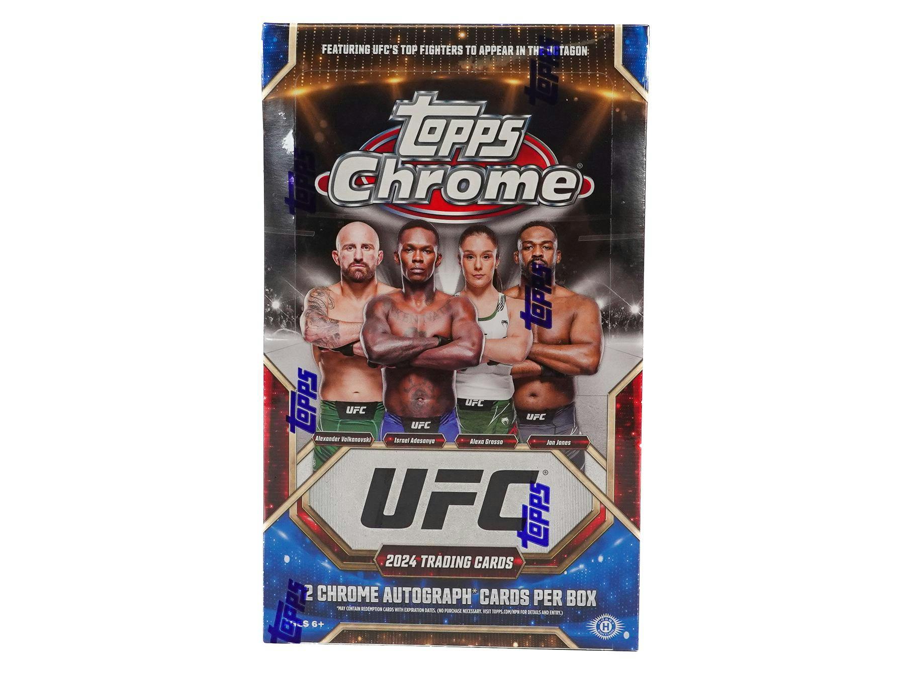 2024 Topps Chrome UFC Hobby Box - Columbia Hobby - Sports Card Boxes - Toploaders - Card Savers