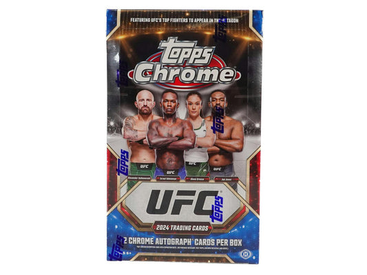 2024 Topps Chrome UFC Hobby Box - Columbia Hobby - Sports Card Boxes - Toploaders - Card Savers