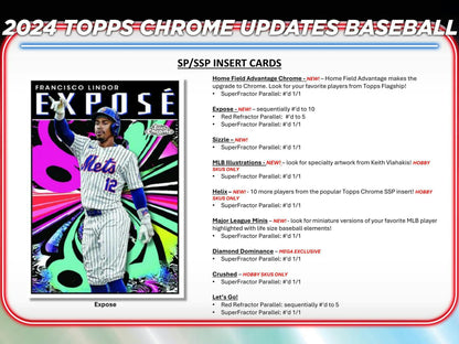 2024 Topps Chrome Update Series Baseball Breaker Delight Box - Columbia Hobby - Sports Card Boxes - Toploaders - Card Savers