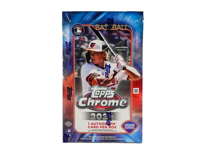 2024 Topps Chrome Update Series Baseball Hobby Box - Columbia Hobby - Sports Card Boxes - Toploaders - Card Savers