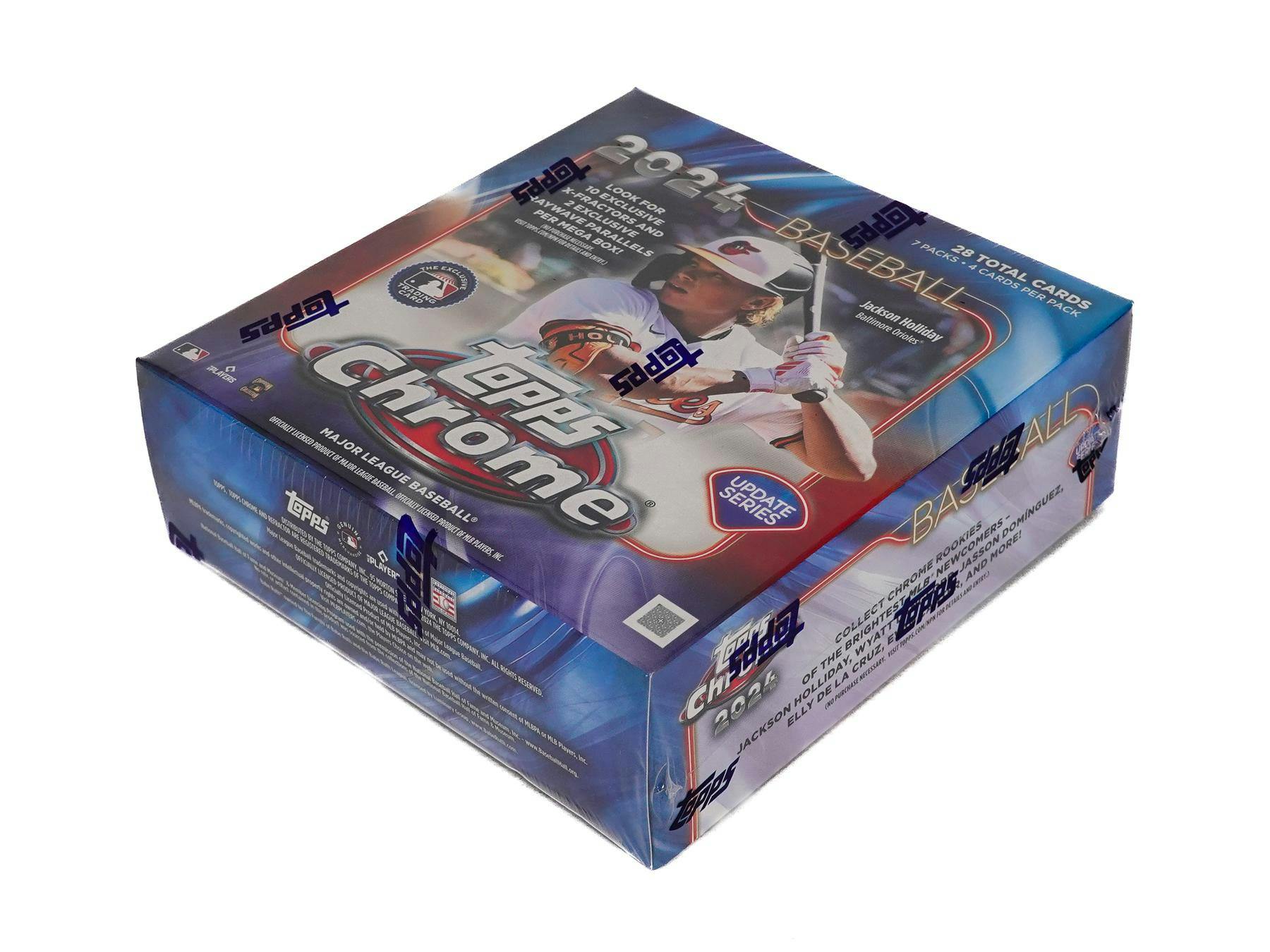 2024 Topps Chrome Update Series Baseball Mega Box - Columbia Hobby - Sports Card Boxes - Toploaders - Card Savers
