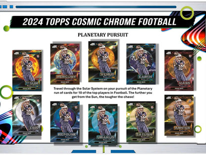 2024 Topps Cosmic Chrome Football Hobby Box - Columbia Hobby - Sports Card Boxes - Toploaders - Card Savers