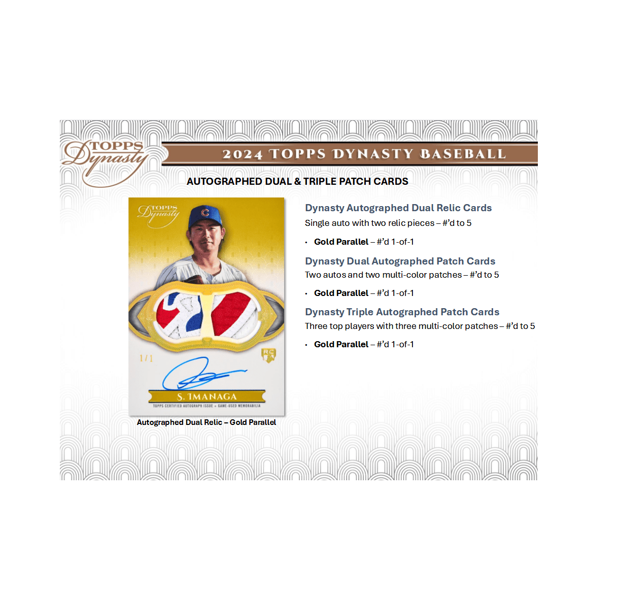 2024 Topps Dynasty Baseball Hobby Box - Columbia Hobby - Sports Card Boxes - Toploaders - Card Savers