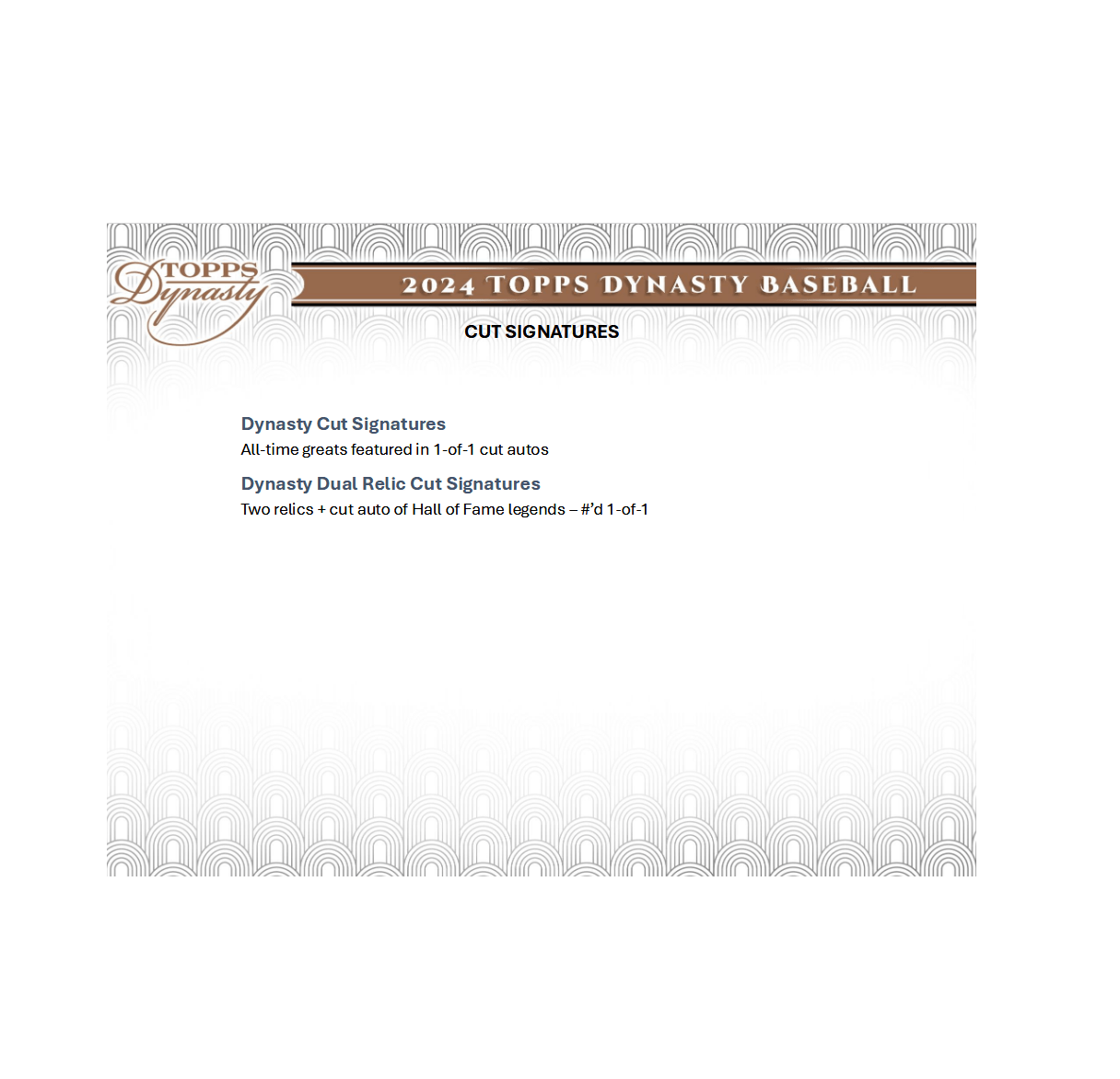 2024 Topps Dynasty Baseball Hobby Box - Columbia Hobby - Sports Card Boxes - Toploaders - Card Savers