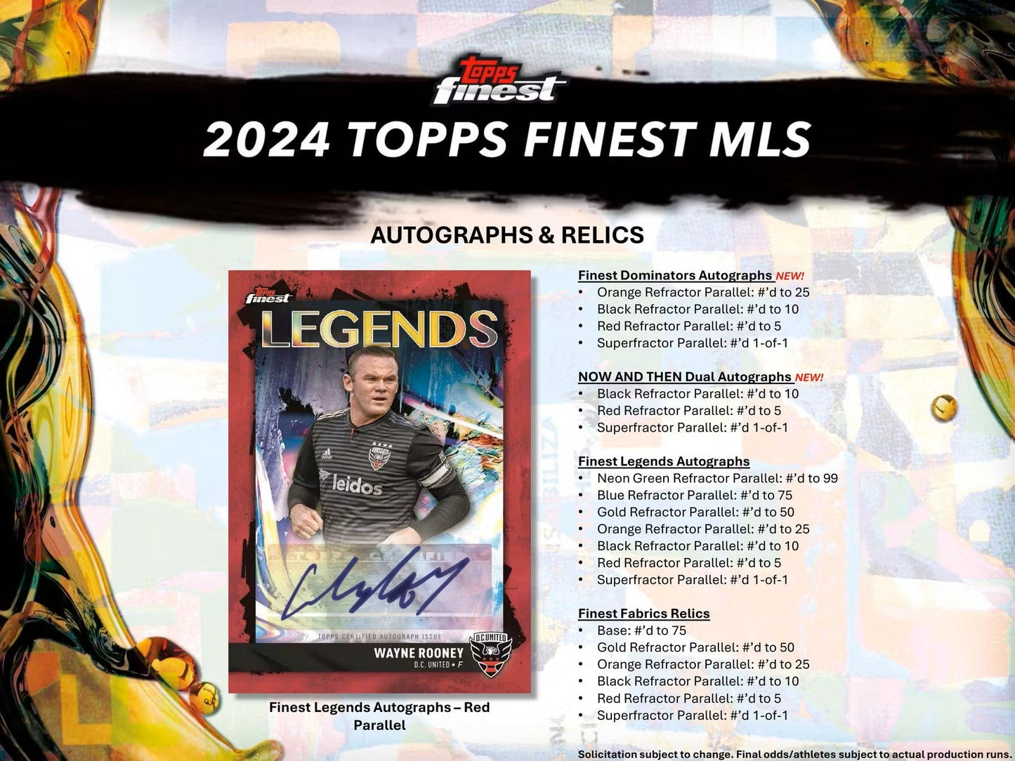 2024 Topps Finest MLS Soccer Hobby Box - Columbia Hobby - Sports Card Boxes - Toploaders - Card Savers