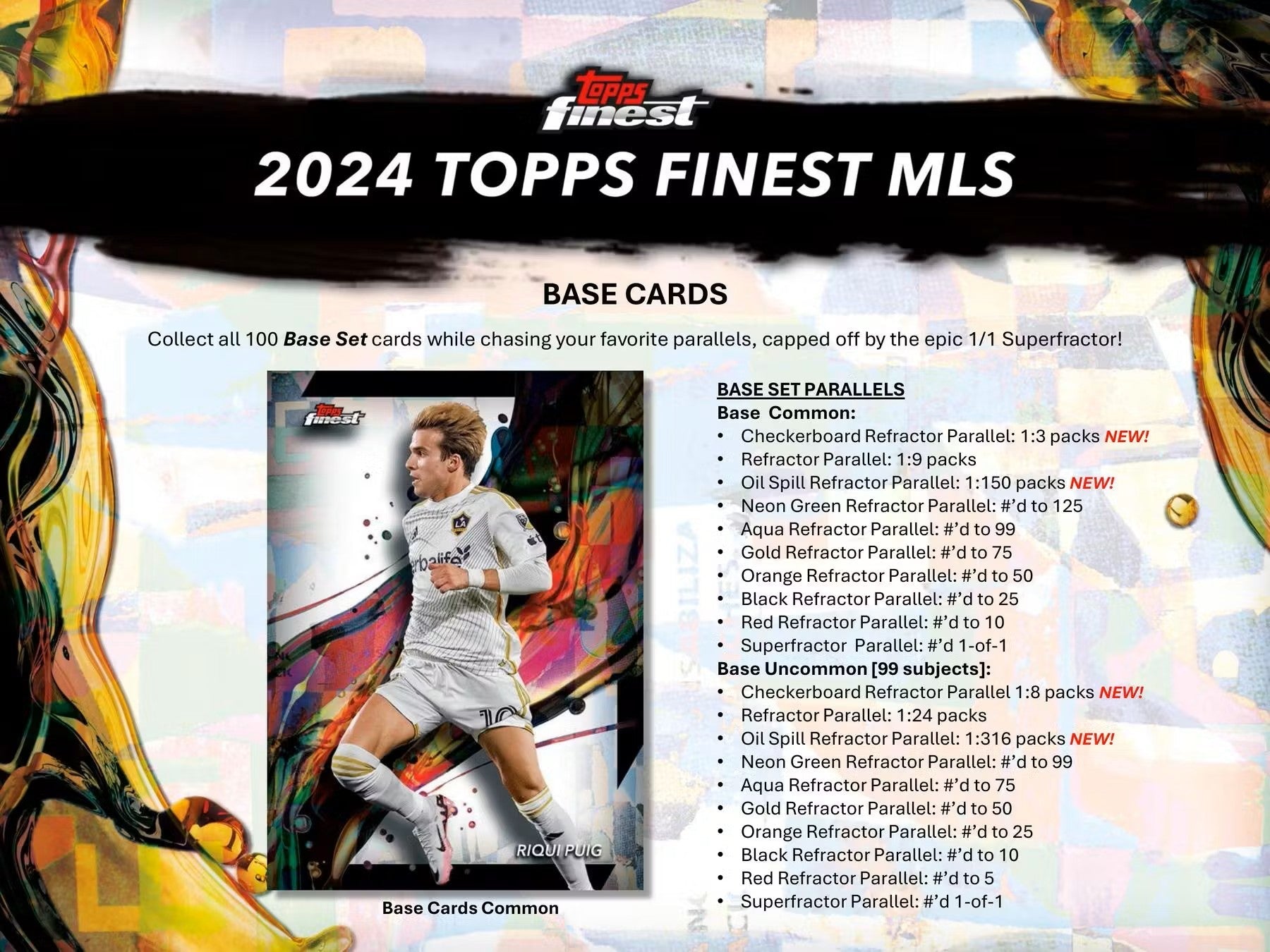 2024 Topps Finest MLS Soccer Hobby Box - Columbia Hobby - Sports Card Boxes - Toploaders - Card Savers