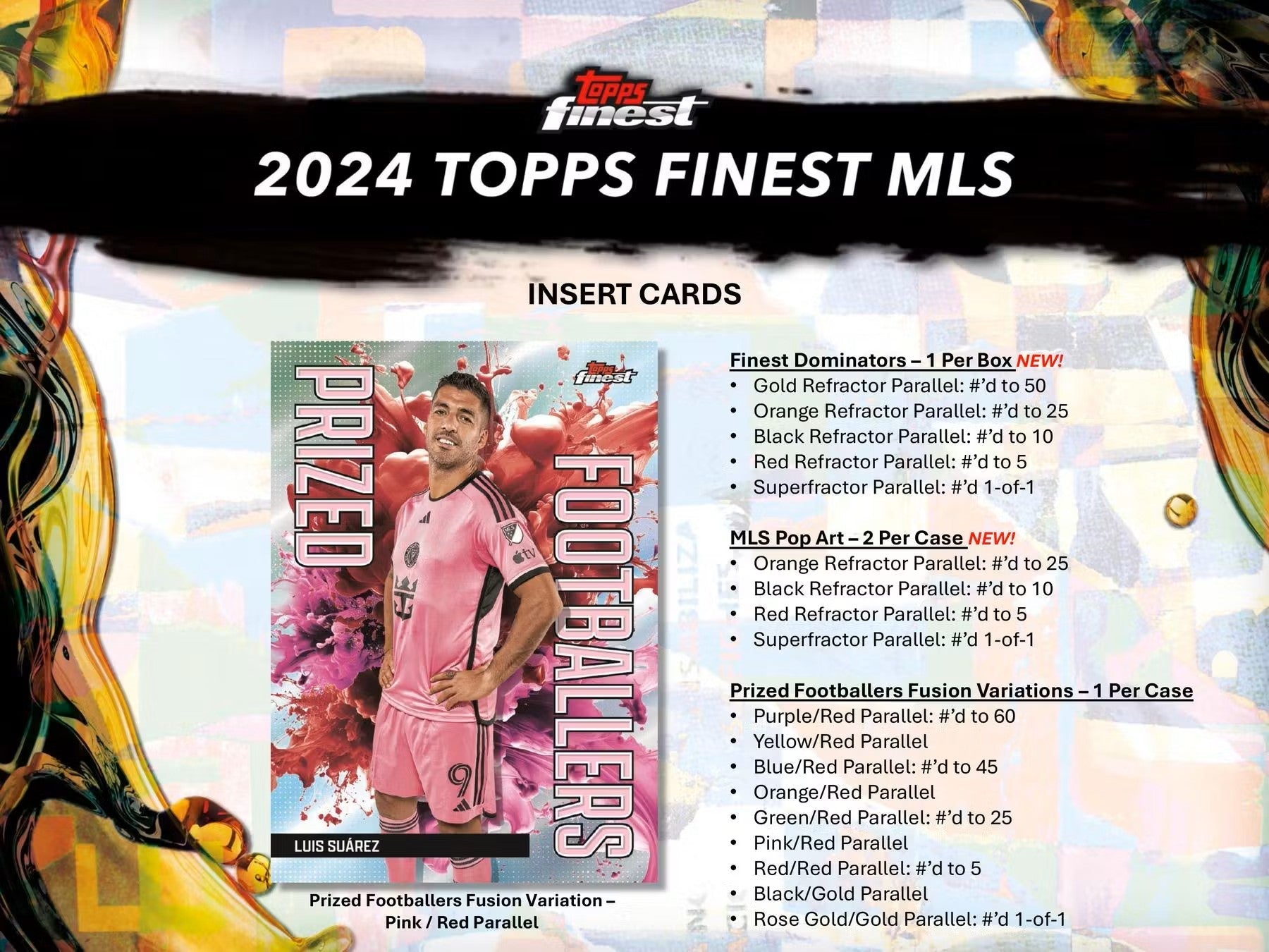 2024 Topps Finest MLS Soccer Hobby Box - Columbia Hobby - Sports Card Boxes - Toploaders - Card Savers