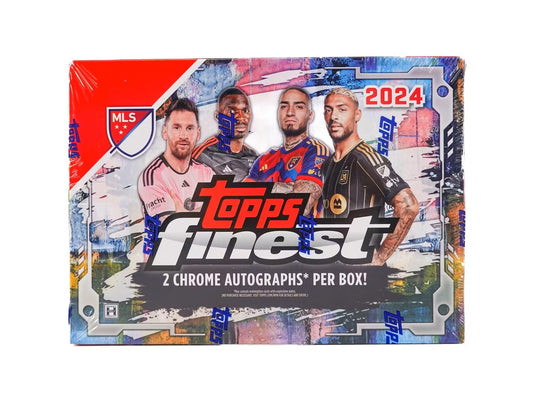 2024 Topps Finest MLS Soccer Hobby Box - Columbia Hobby - Sports Card Boxes - Toploaders - Card Savers