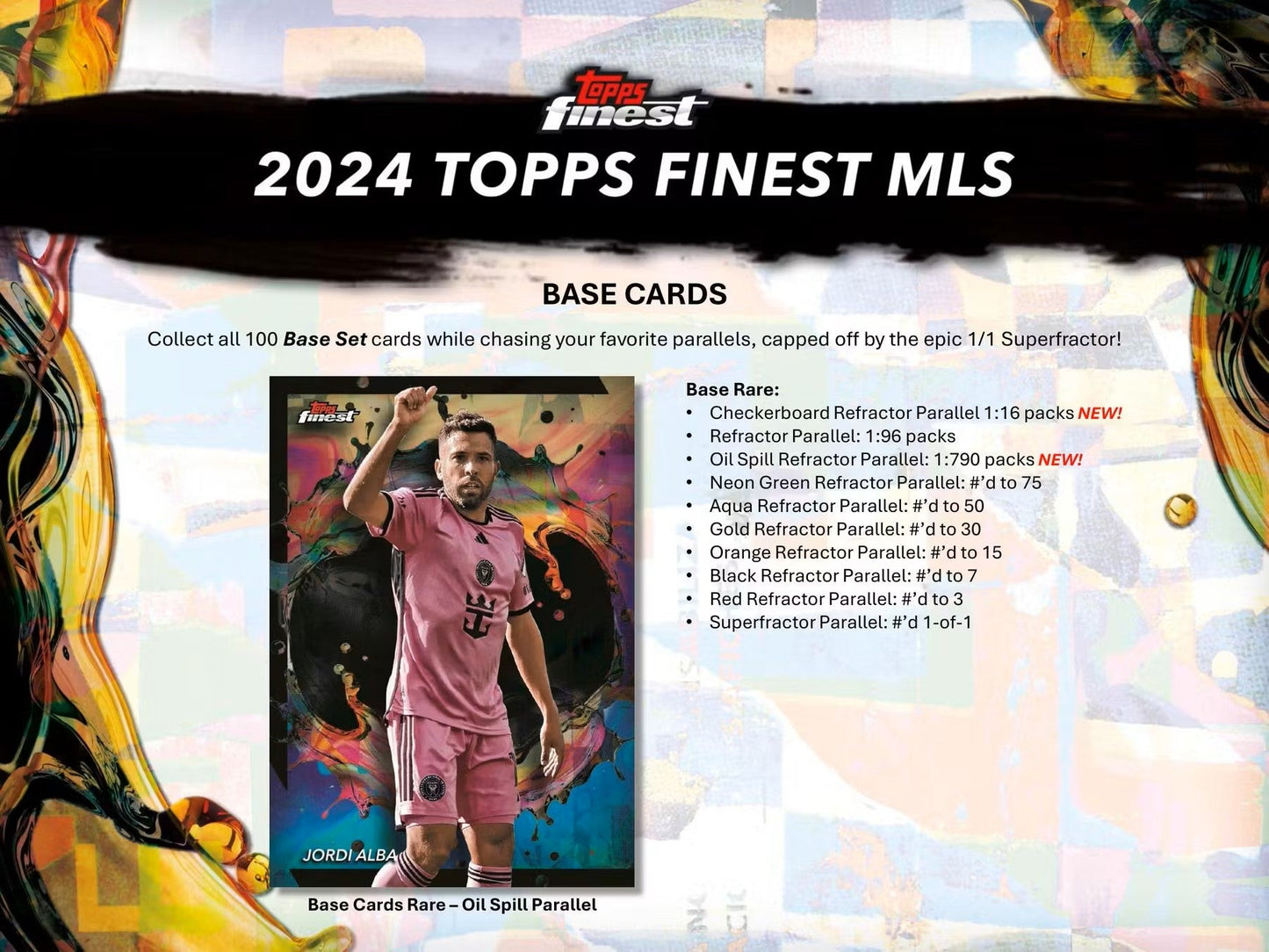 2024 Topps Finest MLS Soccer Hobby Box - Columbia Hobby - Sports Card Boxes - Toploaders - Card Savers