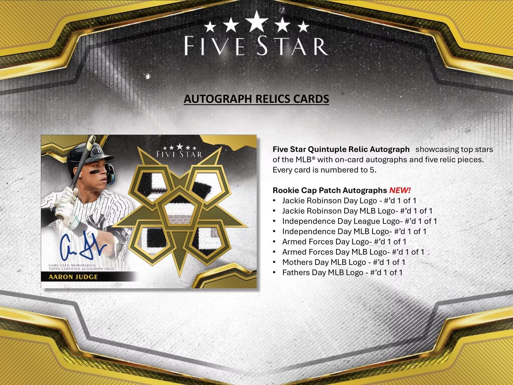2024 Topps Five Star Baseball Hobby Box - Columbia Hobby - Sports Card Boxes - Toploaders - Card Savers