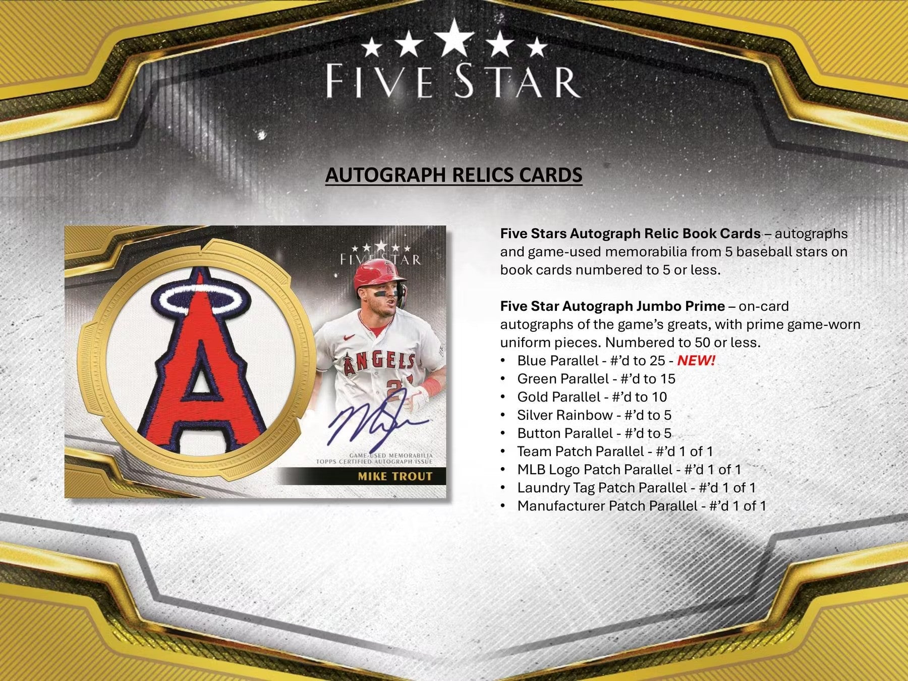 2024 Topps Five Star Baseball Hobby Box - Columbia Hobby - Sports Card Boxes - Toploaders - Card Savers