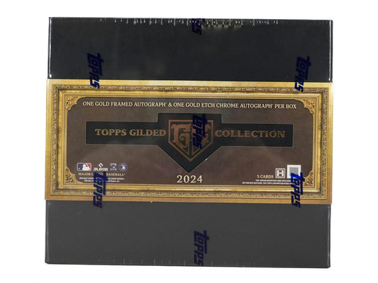 2024 Topps Gilded Collection Baseball Hobby Box - Columbia Hobby - Sports Card Boxes - Toploaders - Card Savers