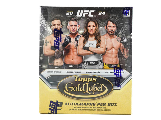 2024 Topps Gold Label UFC Hobby Box - Columbia Hobby - Sports Card Boxes - Toploaders - Card Savers