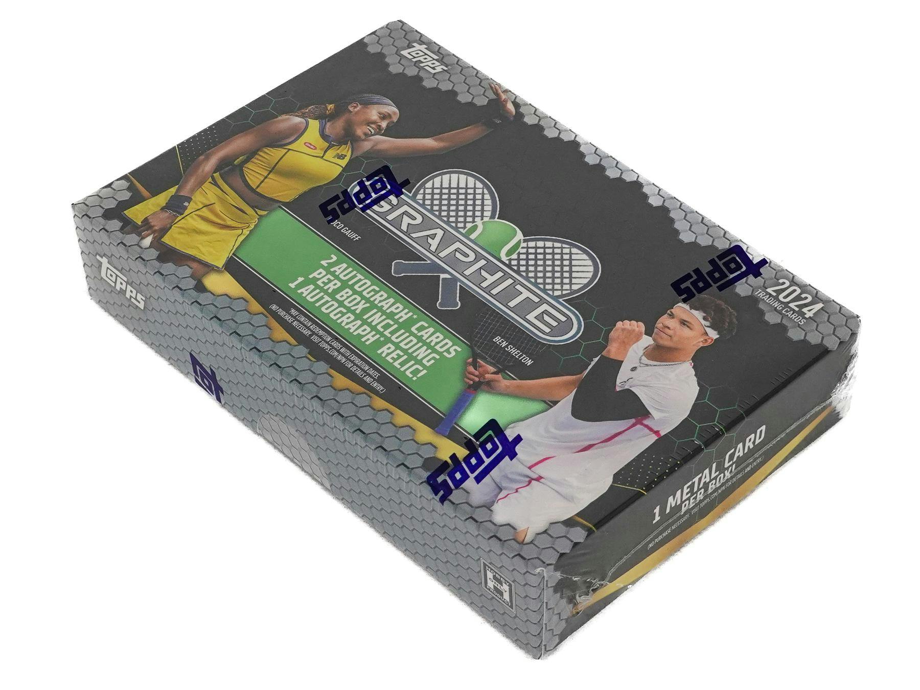 2024 Topps Graphite Tennis Hobby Box - Columbia Hobby - Sports Card Boxes - Toploaders - Card Savers