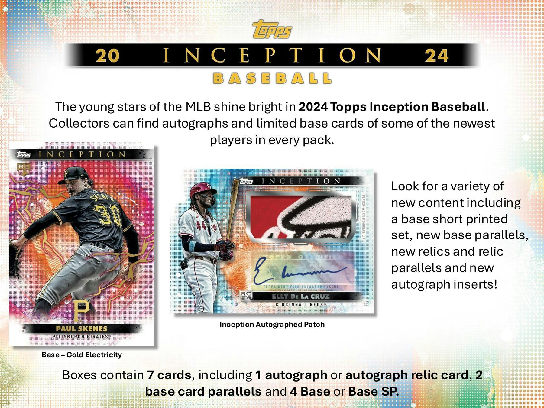 2024 Topps Inception Baseball Hobby Box - Columbia Hobby - Sports Card Boxes - Toploaders - Card Savers