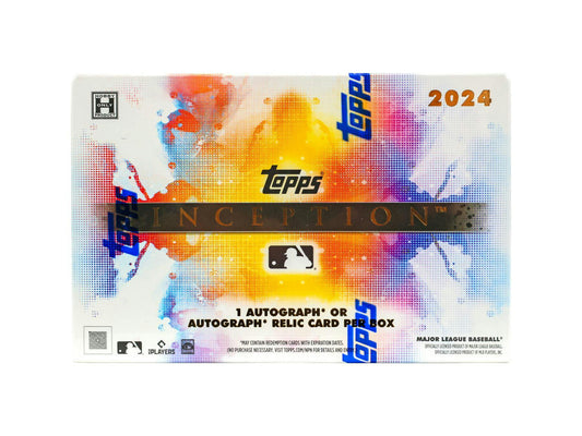 2024 Topps Inception Baseball Hobby Box - Columbia Hobby - Sports Card Boxes - Toploaders - Card Savers