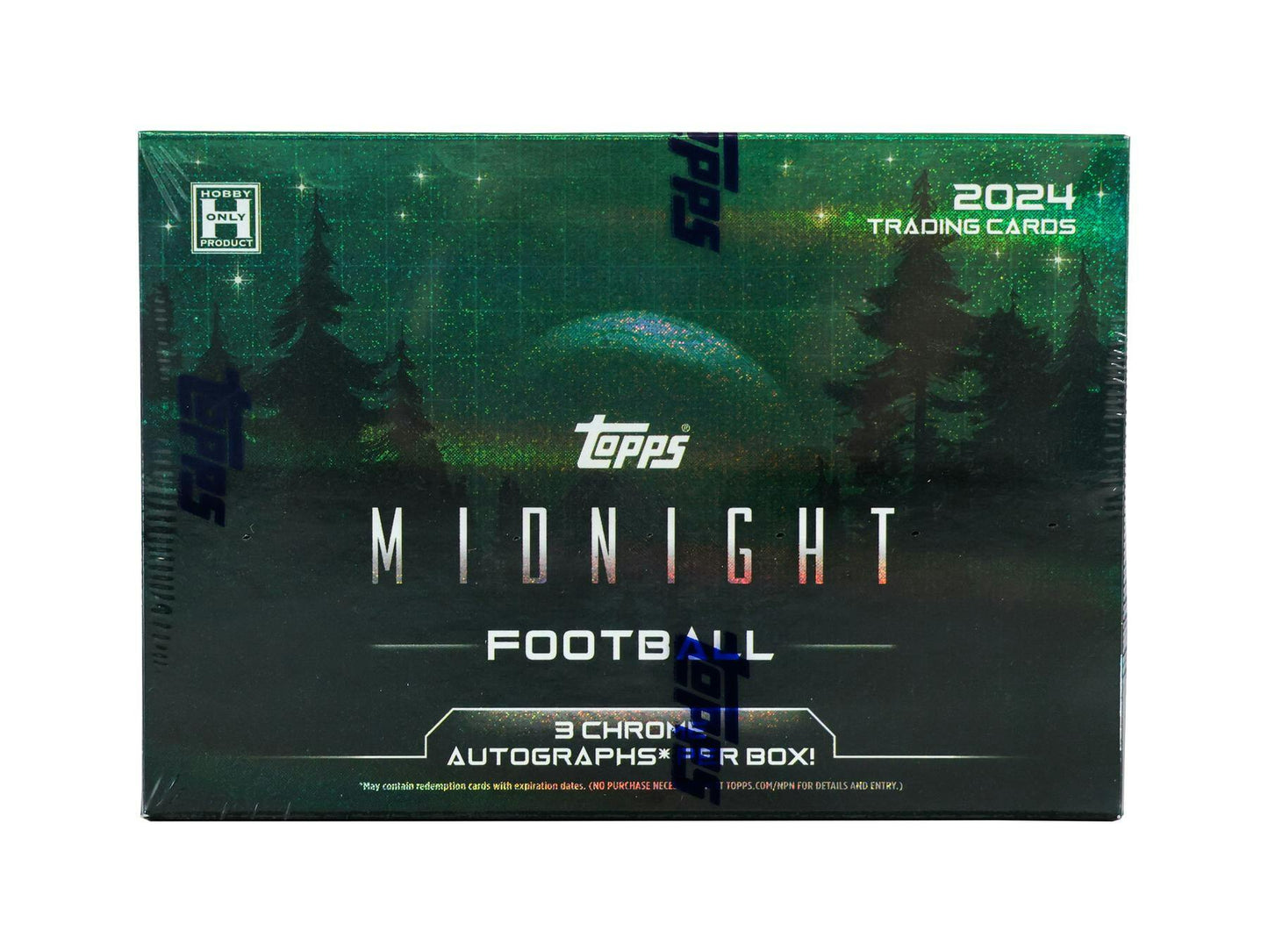 2024 Topps Midnight Football Hobby Box - Columbia Hobby - Sports Card Boxes - Toploaders - Card Savers
