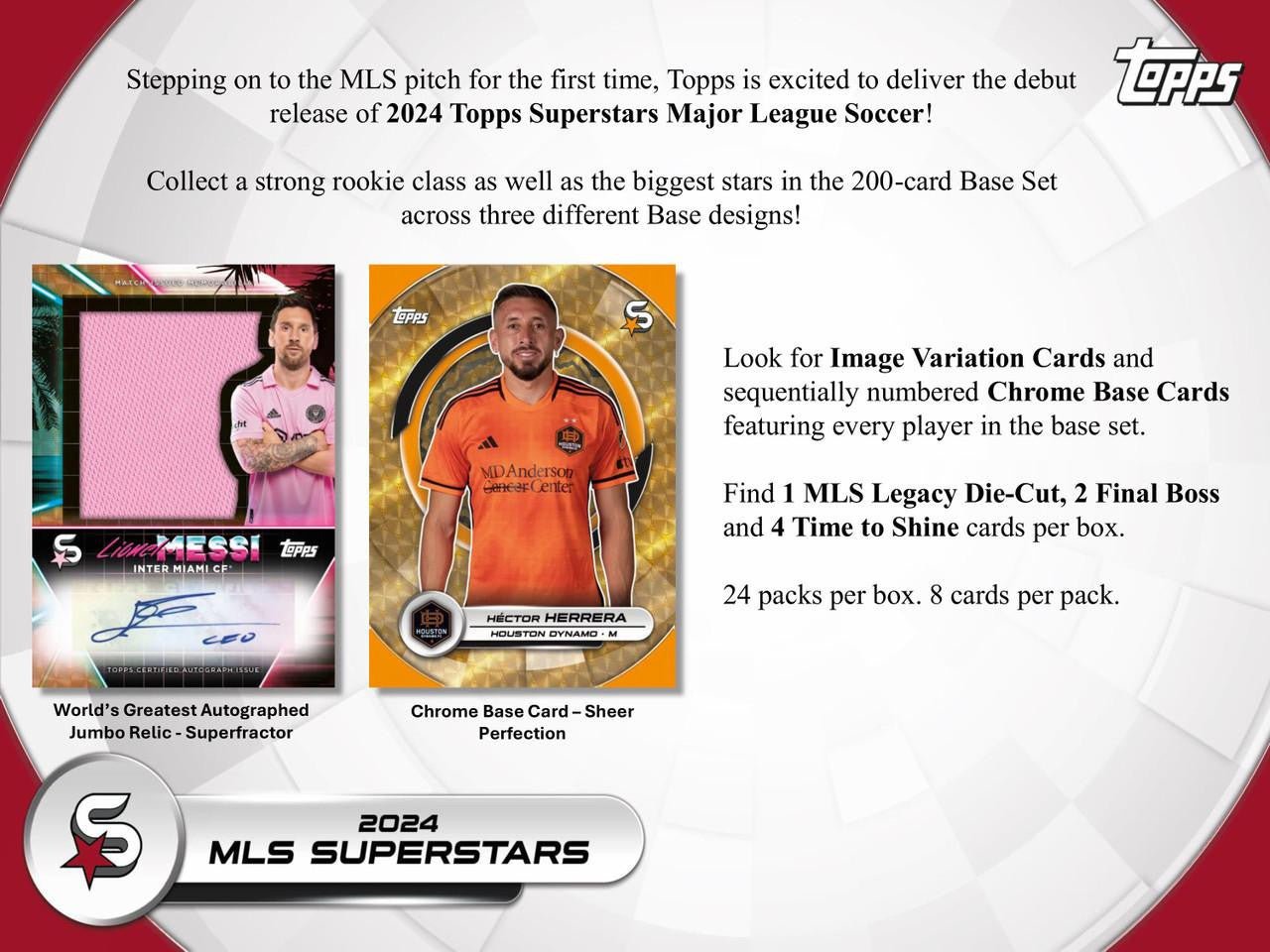 2024 Topps MLS SuperStars Soccer Hobby Box - Columbia Hobby - Sports Card Boxes - Toploaders - Card Savers