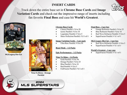 2024 Topps MLS SuperStars Soccer Hobby Box - Columbia Hobby - Sports Card Boxes - Toploaders - Card Savers