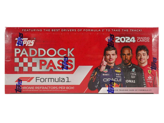 2024 Topps Paddock Pass F1 Formula 1 Hobby Box - Columbia Hobby - Sports Card Boxes - Toploaders - Card Savers