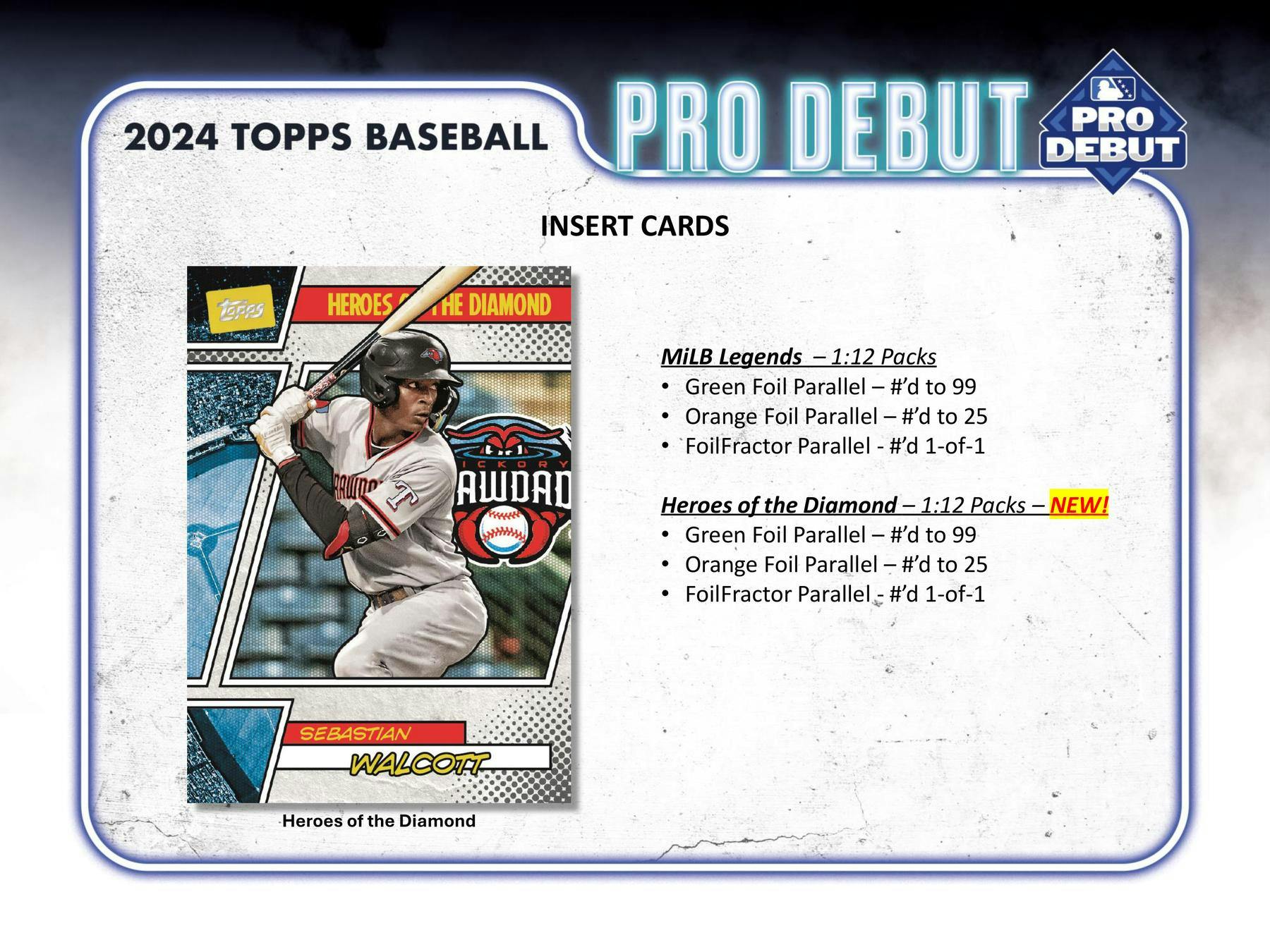 2024 Topps Pro Debut Baseball Hobby Jumbo Box - Columbia Hobby - Sports Card Boxes - Toploaders - Card Savers