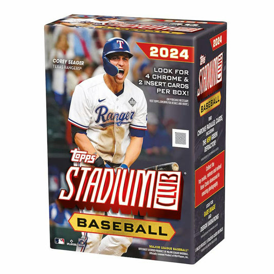 2024 Topps Stadium Club Baseball 8 - Pack Blaster Box - Columbia Hobby - Sports Card Boxes - Toploaders - Card Savers