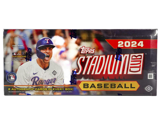 2024 Topps Stadium Club Baseball Hobby Box - Columbia Hobby - Sports Card Boxes - Toploaders - Card Savers