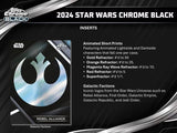 2024 Topps Star Wars Chrome Black Hobby Box - Columbia Hobby - Sports Card Boxes - Toploaders - Card Savers