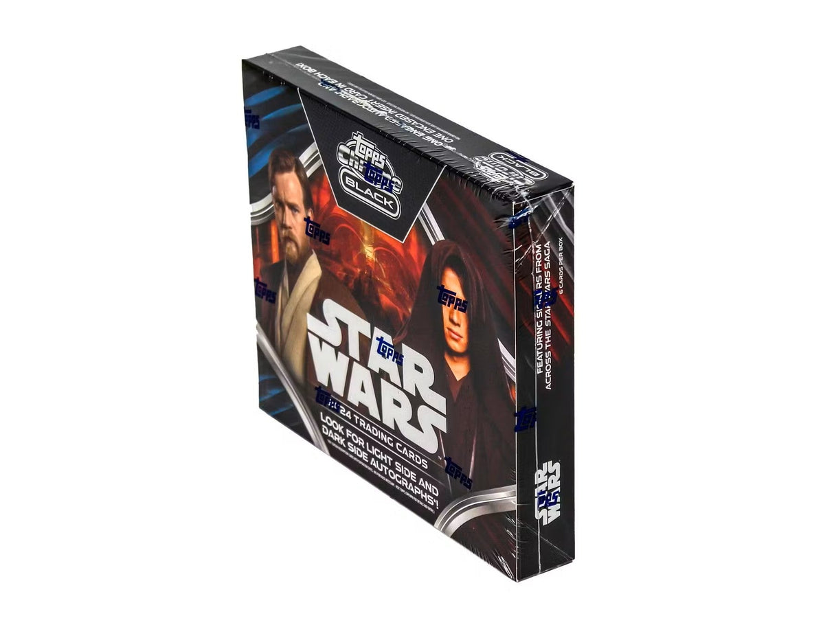 2024 Topps Star Wars Chrome Black Hobby Box - Columbia Hobby - Sports Card Boxes - Toploaders - Card Savers