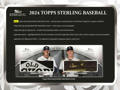 2024 Topps Sterling Baseball Hobby Box - Columbia Hobby - Sports Card Boxes - Toploaders - Card Savers