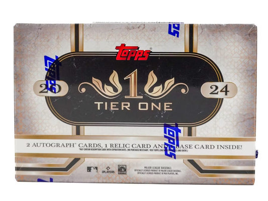 2024 Topps Tier One Baseball Hobby Box - Columbia Hobby - Sports Card Boxes - Toploaders - Card Savers
