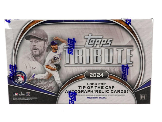 2024 Topps Tribute Baseball Hobby Box - Columbia Hobby - Sports Card Boxes - Toploaders - Card Savers