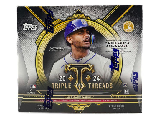 2024 Topps Triple Threads Baseball Hobby Box - Columbia Hobby - Sports Card Boxes - Toploaders - Card Savers