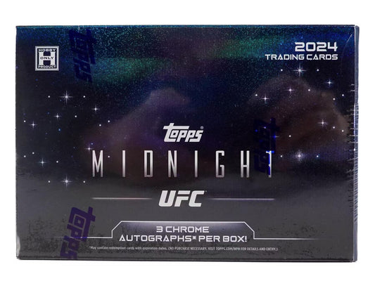 2024 Topps UFC Midnight Hobby Box - Columbia Hobby - Sports Card Boxes - Toploaders - Card Savers