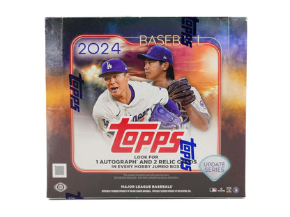 2024 Topps Update Series Baseball Hobby Jumbo Box - Columbia Hobby - Sports Card Boxes - Toploaders - Card Savers