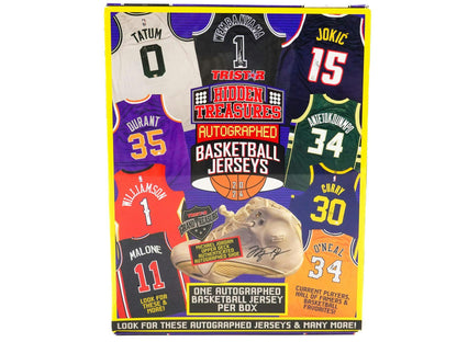 2024 TriStar Hidden Treasures Autographed Basketball Jersey Hobby Box - Columbia Hobby - Sports Card Boxes - Toploaders - Card Savers
