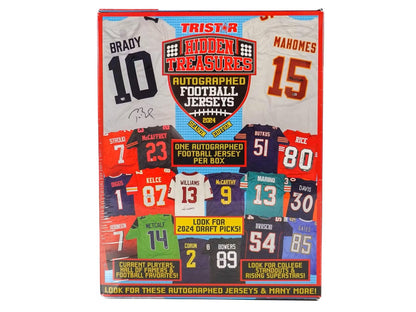 2024 TriStar Hidden Treasures Autographed Football Jerseys Season Edition Hobby Box - Columbia Hobby - Sports Card Boxes - Toploaders - Card Savers