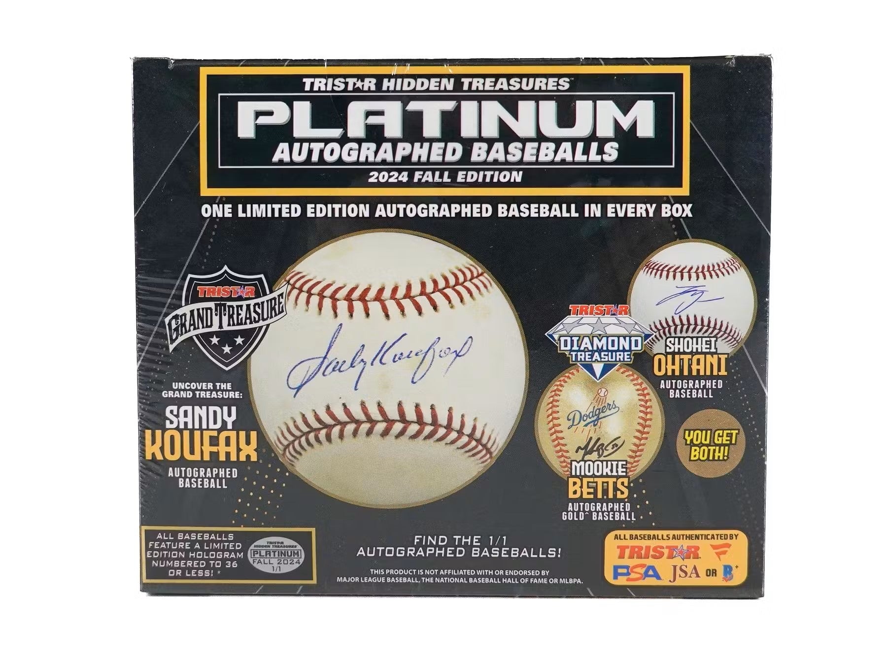 2024 TriStar Hidden Treasures Platinum Autographed Baseball Fall Edition Hobby Box - Columbia Hobby - Sports Card Boxes - Toploaders - Card Savers