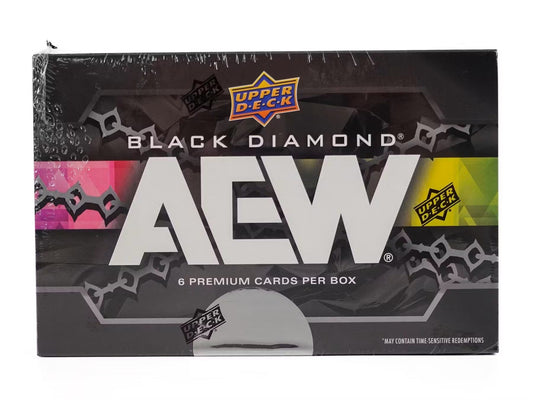 2024 Upper Deck AEW Black Diamond Wrestling Hobby - Columbia Hobby - Sports Card Boxes - Toploaders - Card Savers