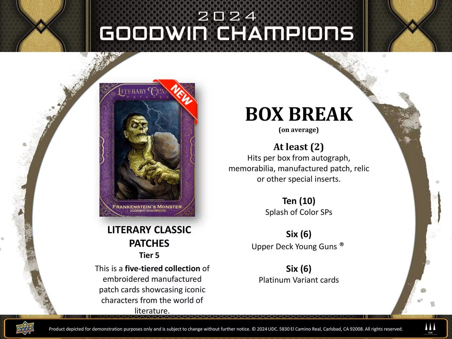 2024 Upper Deck Goodwin Champions Hobby Box | Columbia Sports Cards - Columbia Hobby - Sports Card Boxes - Toploaders - Card Savers
