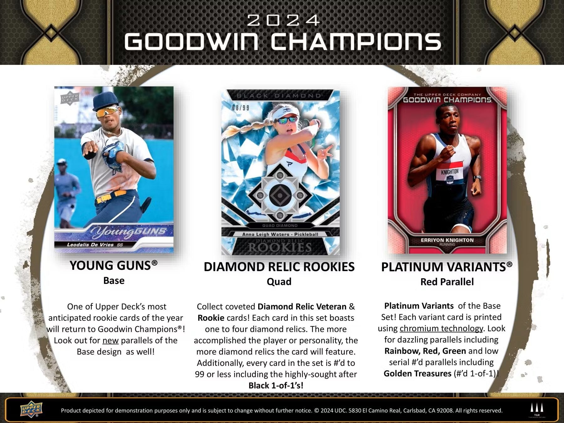 2024 Upper Deck Goodwin Champions Hobby Box | Columbia Sports Cards - Columbia Hobby - Sports Card Boxes - Toploaders - Card Savers